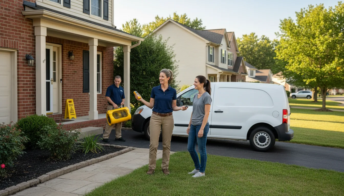 Water restoration image for Water Damage & Restoration Services in El Dorado, AR
